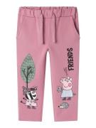 NAME IT Bukser 'Peppa Wutz'  blandingsfarvet / mørk pink