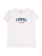 TOMMY HILFIGER Bluser & t-shirts 'VARSITY REGULAR TEE SS'  hvid