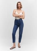 MANGO Jeans 'newmom'  blue denim