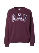 GAP Sweatshirt 'HERITAGE'  navy / aubergine / hvid