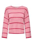 ONLY Pullover 'ONLGEENA'  lys pink / rød