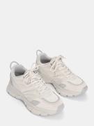 Pull&Bear Sneaker low  kit / grå / sølvgrå / offwhite