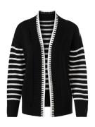 heine Cardigan  sort / hvid