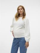 Vero Moda Maternity Bluse  hvid / offwhite