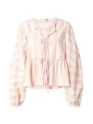 Free People Bluse 'BRUNCH BABE'  gul / gammelrosa / pastelpink