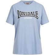 LONSDALE Shirts 'OUSDALE'  pastelblå / sort / hvid