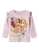 NAME IT Bluser & t-shirts 'NMFJULIA PAW'  lysebrun / lilla / lysviolet / lys pink