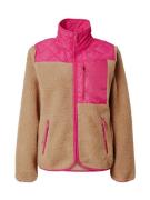 The Jogg Concept Fleecejakke 'JCBERRI JACKET 6'  camel / mørk pink