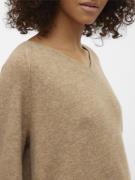 VERO MODA Pullover 'Leaf'  sand