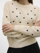 VERO MODA Pullover  greige / sort