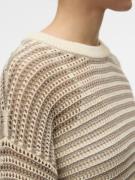 VERO MODA Pullover 'VMNew Madera'  beige / mørkebeige