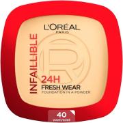 Loreal Paris Infaillible 24H Fresh Wear Foundation in a Powder 40