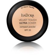 IsaDora Velvet Touch Ultra Cover Compact Powder SPF20 62 Warm Van