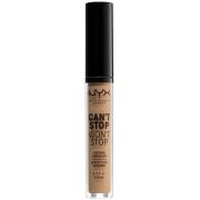 NYX PROFESSIONAL MAKEUP Can't Stop Won't Stop Concealer Caramel