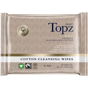 Topz Premium Cotton Cleansing Wipes 15 pcs