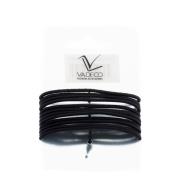 Avalea Hårelastikker tynde 12 stk. Sort