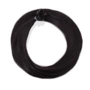 Rapunzel of Sweden Nail Hair Premium Straight 60 cm 1.2 Black Bro