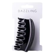 Dazzling Hår Hair Clip Shiny Large Black