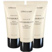 Löwengrip Body Care Count on me - Deodorant 3x50 ml 3 stk