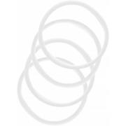 By Lyko 4-pack Soft Hair Ties White