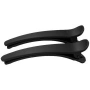 By Lyko 2-pack Rubberized Mini Clips Black