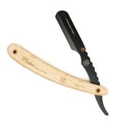 Parker Shaving SRPBA - Light Wood Handle Clip Type Black Blade Ho