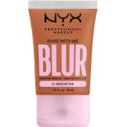 NYX PROFESSIONAL MAKEUP Bare With Me Blur Tint Foundation 14 Medi