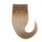 Rapunzel of Sweden Clip-on set 3 pieces 30 cm Champagne Blonde Ba