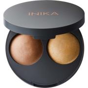 Inika Organic Baked Contour Duo  Almond