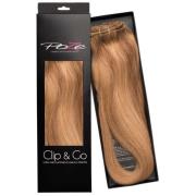 Poze Hairextensions Poze Clip&Go Löshår Äkta 10B/8B Brown Ash Blo