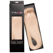 Poze Hairextensions Poze Hårträns Äkta 12A Pure Blonde 50cm