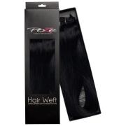 Poze Hairextensions Poze Hårträns Äkta 1N Midnight Black 60cm 1N