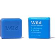 Wild Nourishing Vegan Soap Fresh Cotton & Sea Salt 100 g