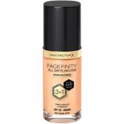 Max Factor Facefinity All Day Flawless 3 In 1 Foundation W44 Warm