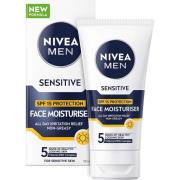 NIVEA MEN Sensitive Face Cream SPF 15 75 ml