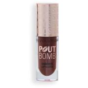 Revolution Beauty London Pout Bomb Shimmer Gloss Chocolate Sparkl