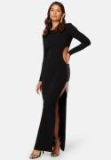 Bubbleroom Occasion Super cut out  Bejewelled Gown Black 2XL