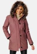 ONLY Iris Fur Winter Parka Rose Brown M