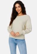 ONLY Adaline Life L/S Short Pullover Knit Pumice Stone M