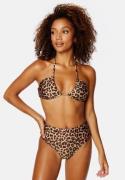 BUBBLEROOM Mila High Waist Bikini Bottom Leopard 36