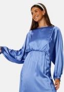 Bubbleroom Occasion Khrista Satin Dress Blue XS