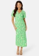 Object Collectors Item Ema Elise Long Wrap Dress Spring Bouquet AOP:S 34