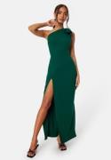 John Zack One Shoulder Bow Maxi Dress Forest Green XXL (UK18)