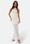 BUBBLEROOM Abra Fine Knitted Dress Offwhite M