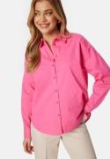 Pieces Tanne LS Loose Shirt Hot Pink L