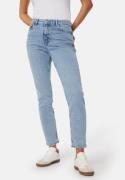 Pieces Pcbella High Waist tap ank jeans Light Blue Denim 31/30