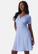 Pieces Pcsienna SS Dress Dusty Blue S