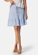 VILA Vimelanie High Waist pointelle skirt Kentucky Blue L