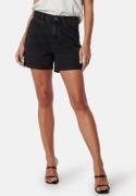 ONLY Onlvega HW Mom Dnm Shorts Black Denim M