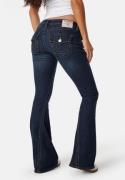 True Religion Joey Low Rise Flare Muddy Waters 31